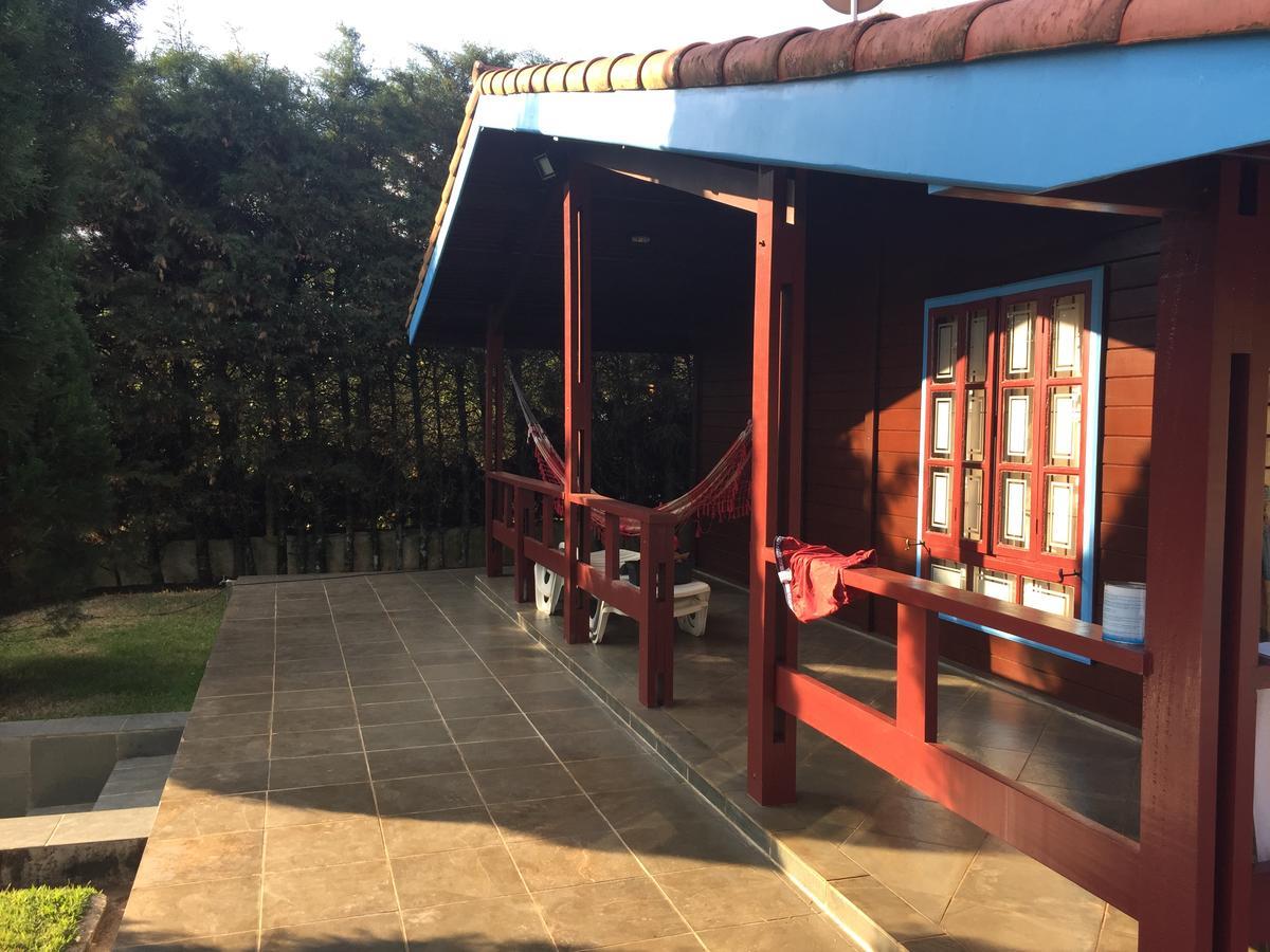 Linda Chacara Com Piscina Villa Atibaia Exteriör bild