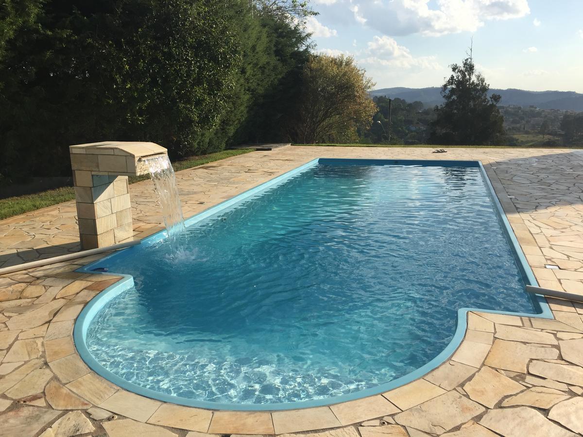Linda Chacara Com Piscina Villa Atibaia Exteriör bild